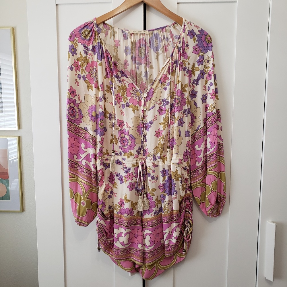 SPELL Buttercup Romper in Meadow NWOT Size XS - Picture 5 of 14